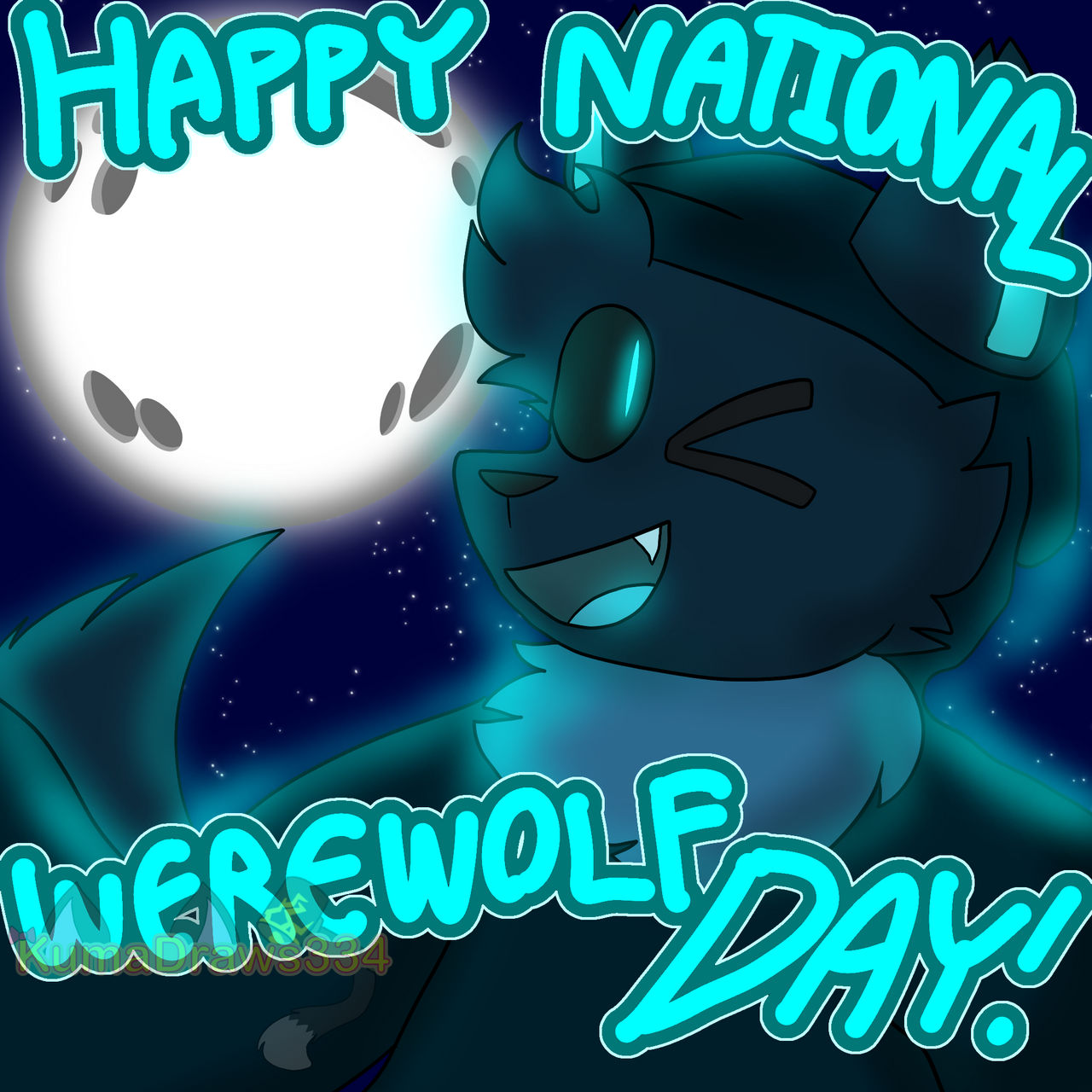 Werewolf Day Happy National Werewolf Day! by KumaDraws334 on DeviantArt