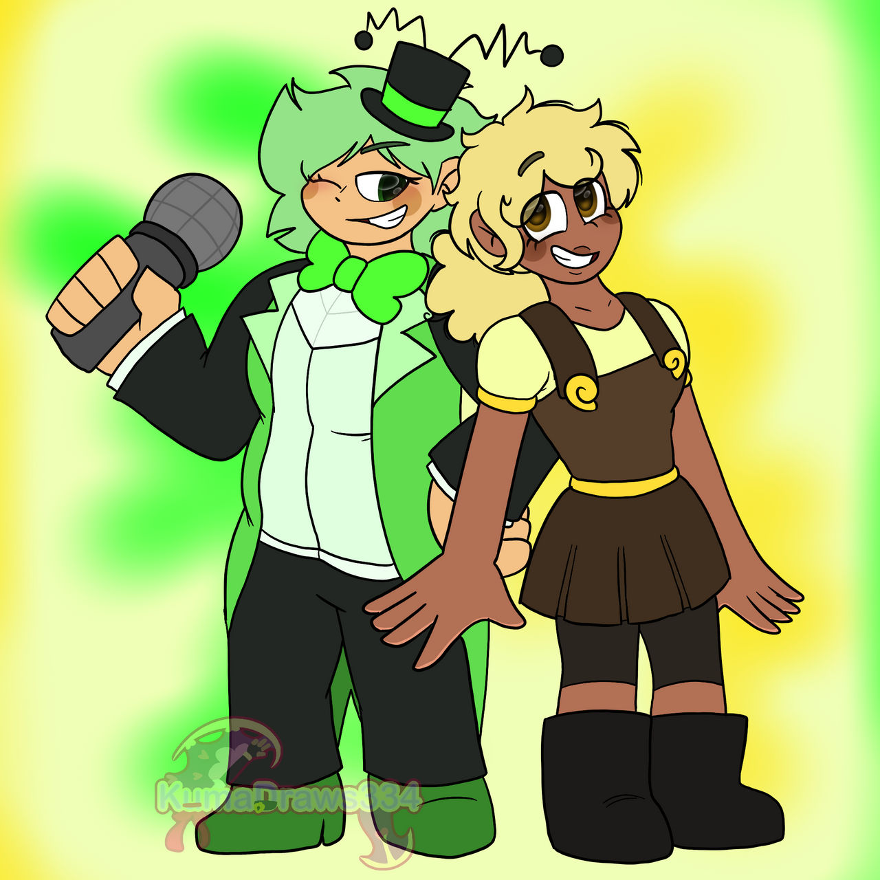 Dandy Fanact Past and Future! - Dandys World Human Fanart by KumaDraws334 on DeviantArt