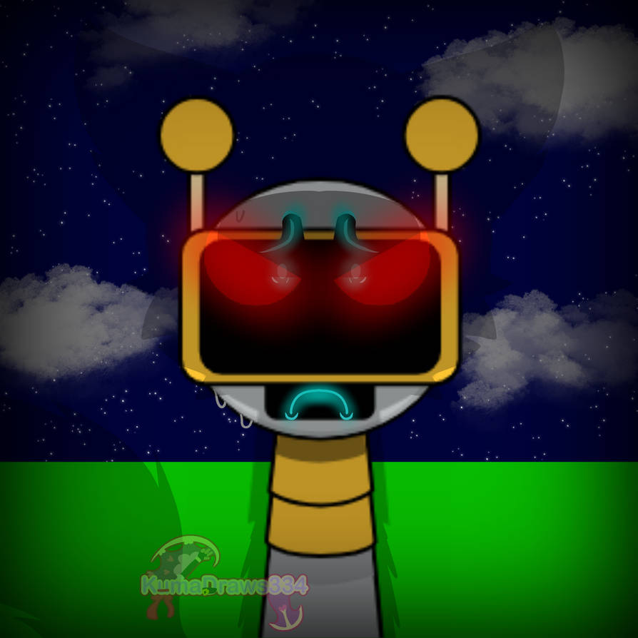 Fun Bot is not (going to be) okay. by KumaDraws334 on DeviantArt