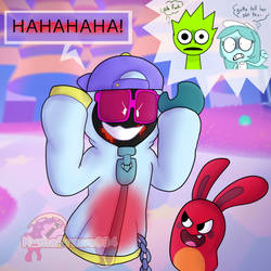 What a feisty ghost!