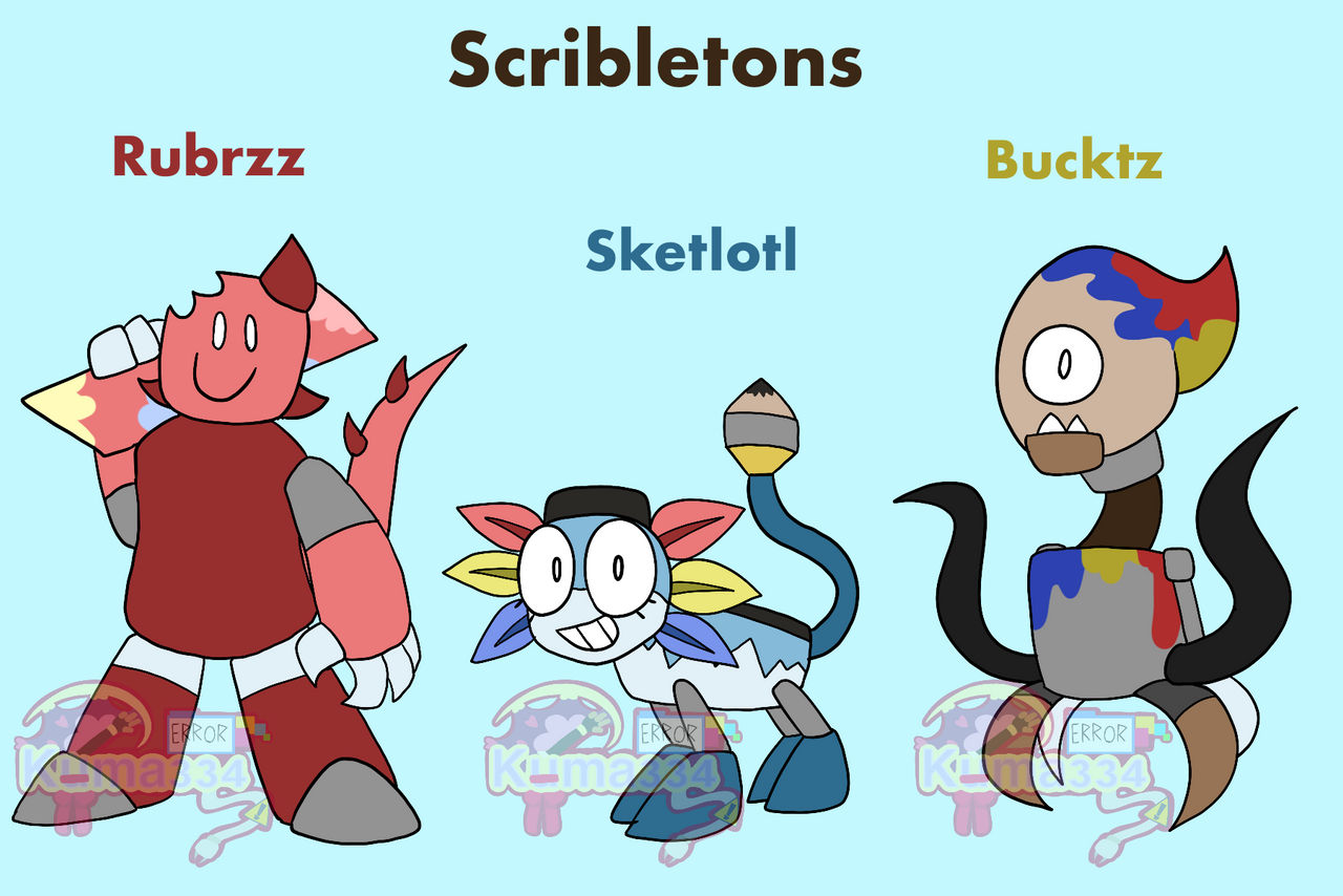Mixelsoc Scribletons! | Mixels OCs by KumaDraws334 on DeviantArt