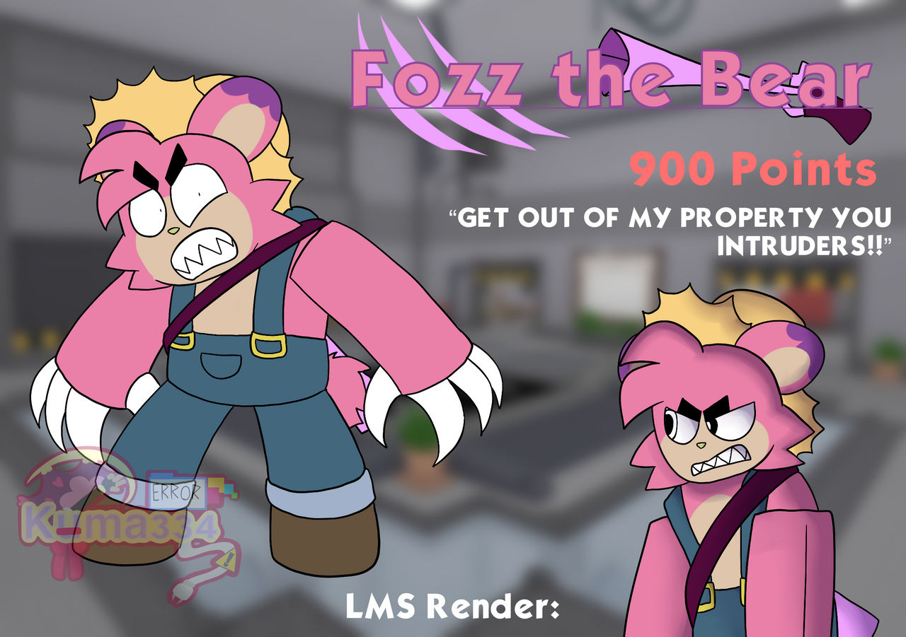 Foxzz DoD x POG | Fozz the Bear by KumaDraws334 on DeviantArt