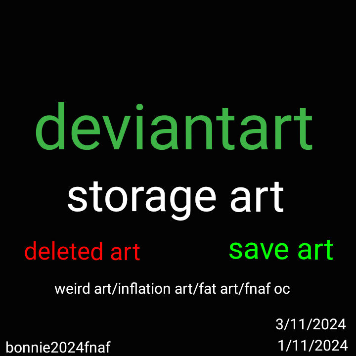 Deviantart Storage Deviantart storage art from sketchbook lite:) by bonnie2024fnaf on ...