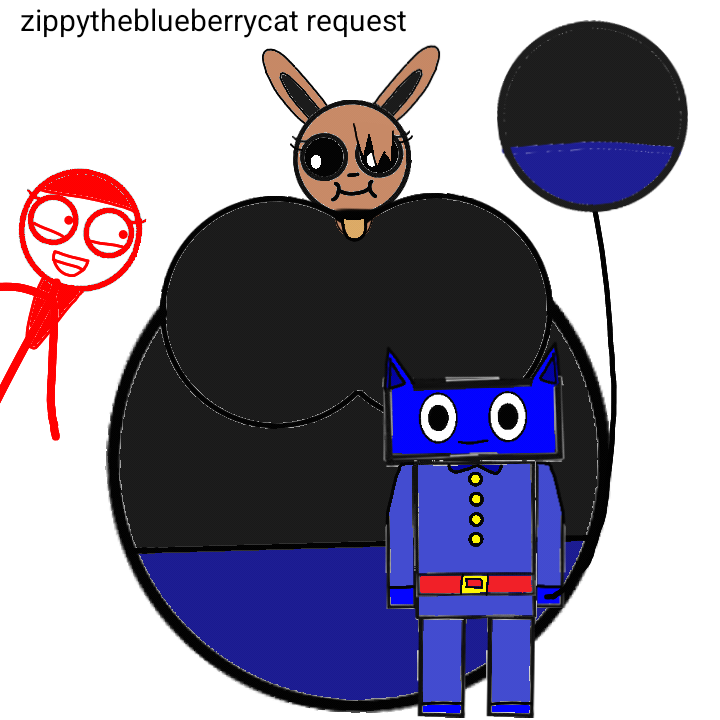 Mikaela the eevee Voodoo inflation (request) by bonnie2024fnaf on ...