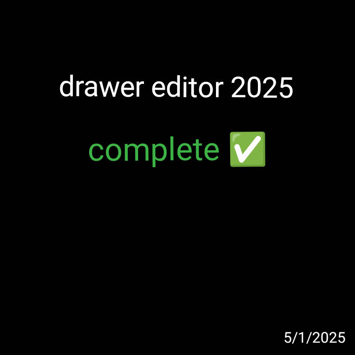 Drawer editor 2025 is complete by bonnie2024fnaf on DeviantArt