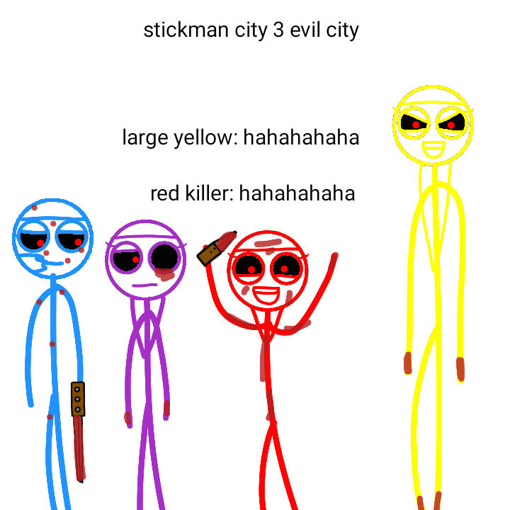 Color Stic Men Evils color stickman 4 by bonnie2024fnaf on DeviantArt