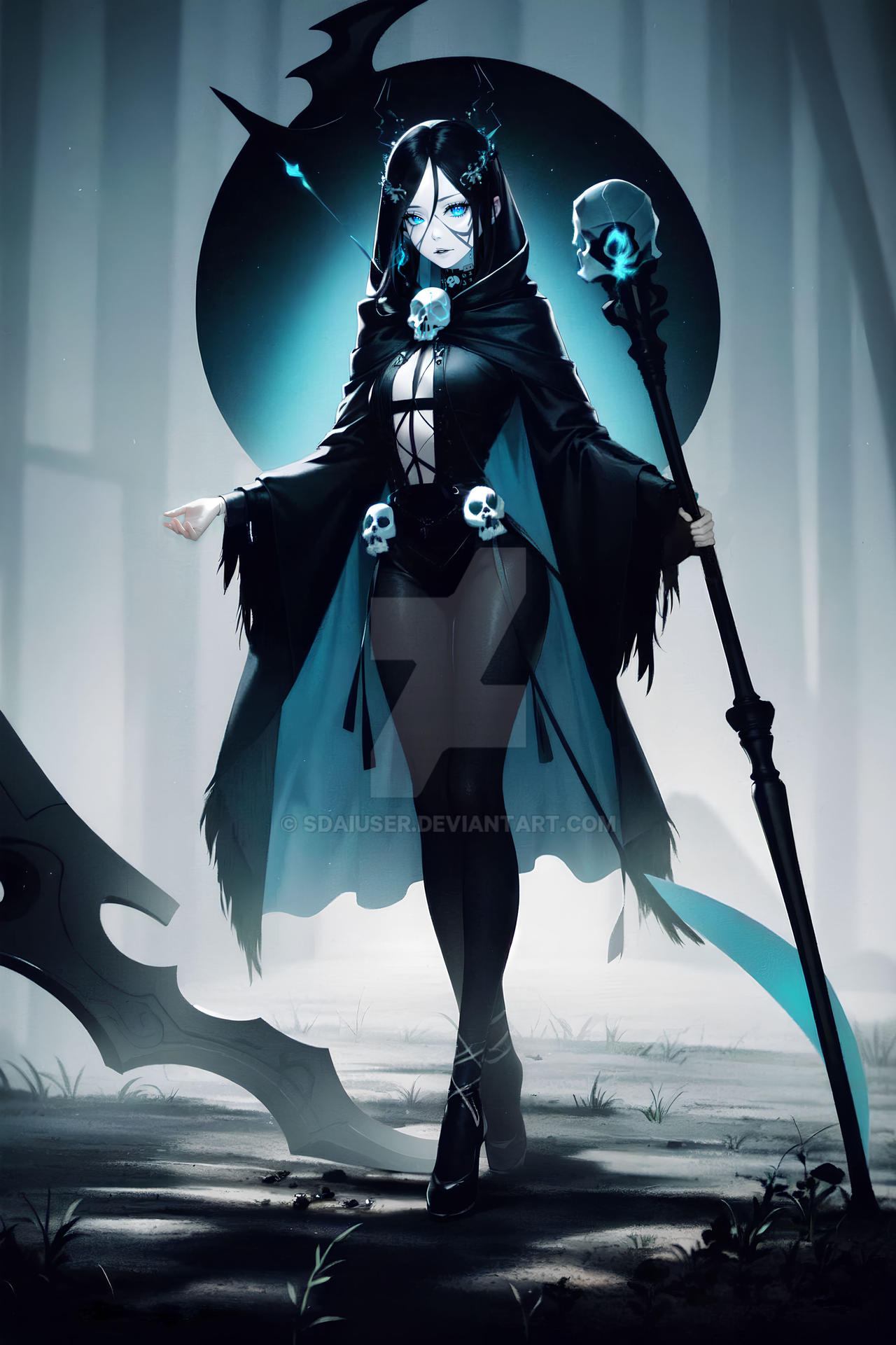 Nice Rising Reaper Teal Reaper #3 by SDAIUser on DeviantArt