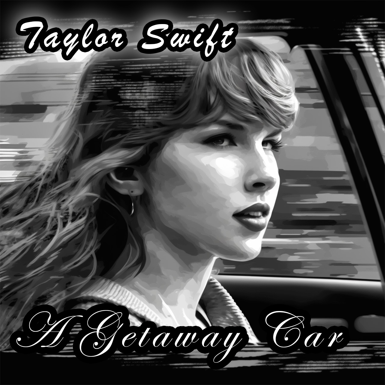 Taylor Swift Getaway Car car art