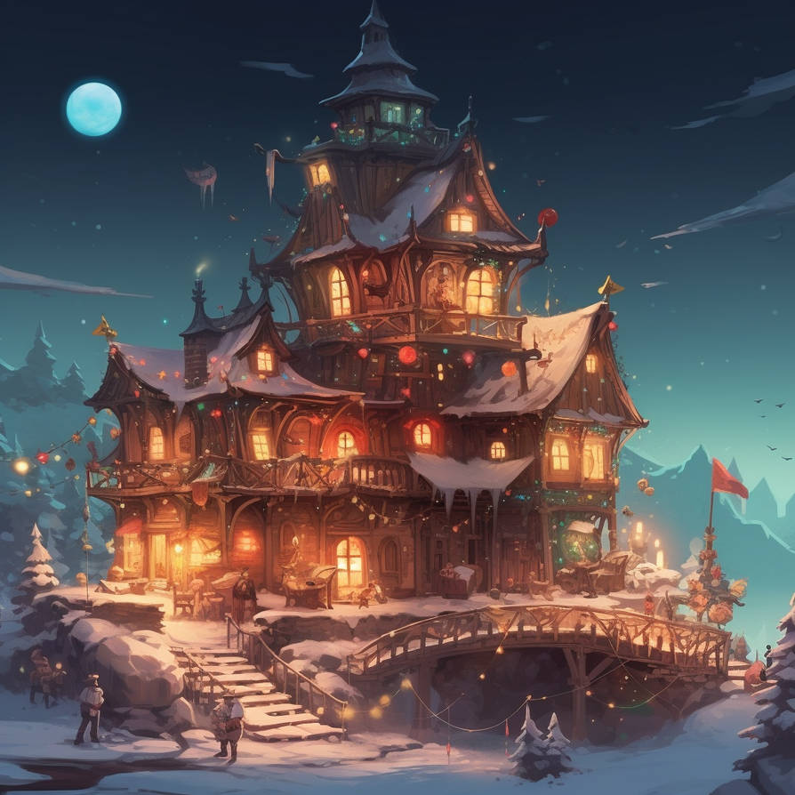 Winter Wonders- Ai Art by Fiction-Art-Author on DeviantArt