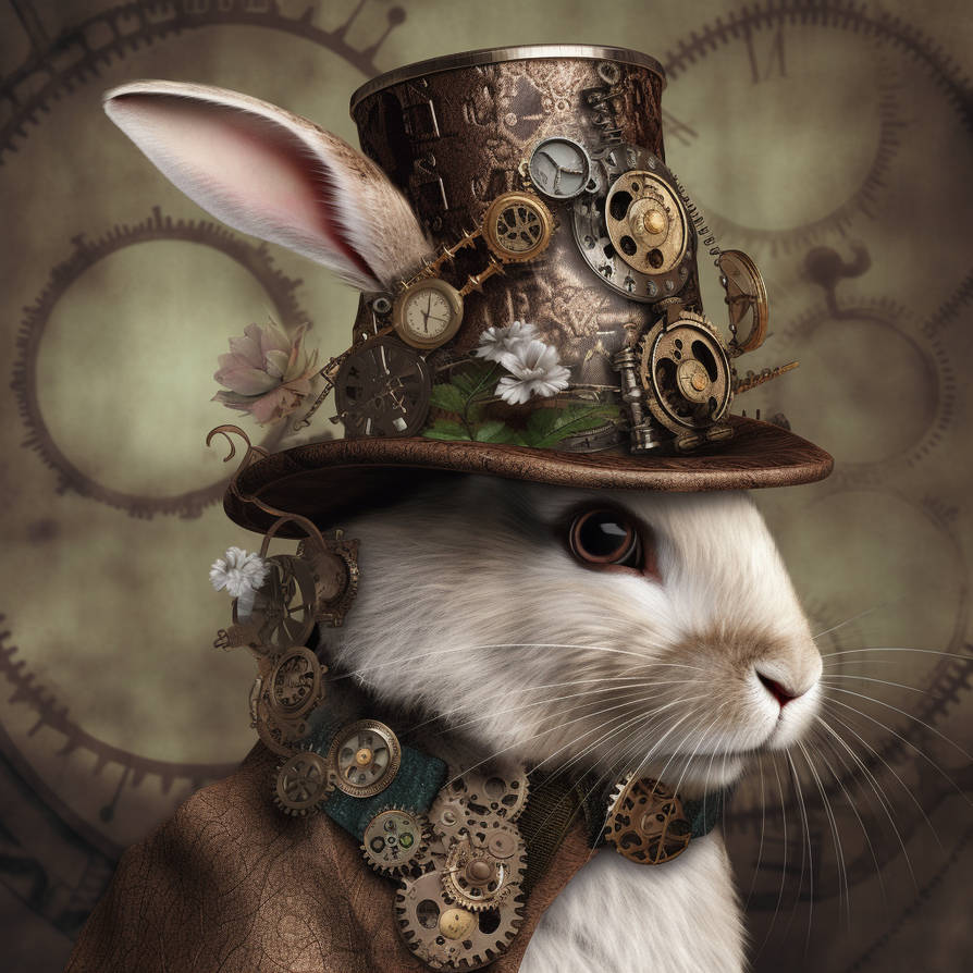 A Steam Rabbit- Ai Art by Fiction-Art-Author on DeviantArt