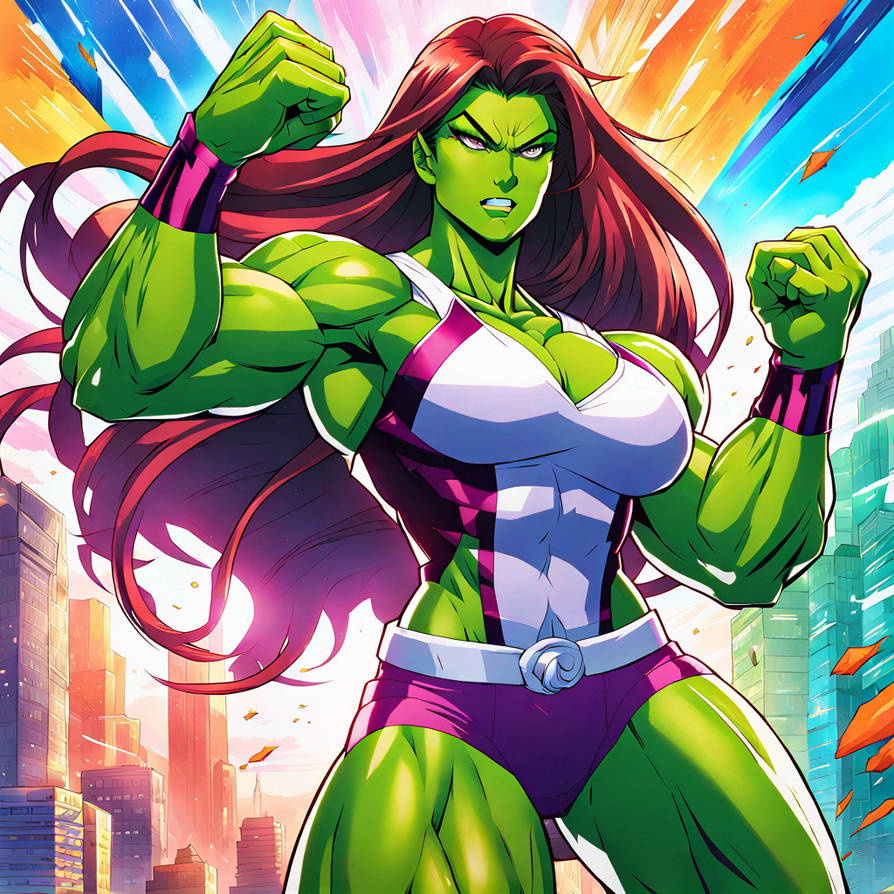 Mega Muscles Create 'n World powerful size mega muscles ultimate she hul by Jshelinski on ...