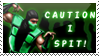 Caution I Spit by snow-valkyrie