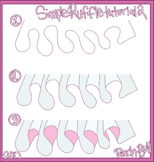 Simple Ruffle Working Vector Simple Ruffle Tutorial 2 by Magical-Wizard on DeviantArt