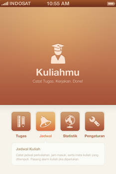 Kuliahmu App | Menu Design