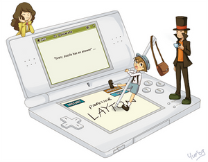 The professor Layton on DS