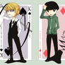 Drrr cards: Shizuo and Kyohei