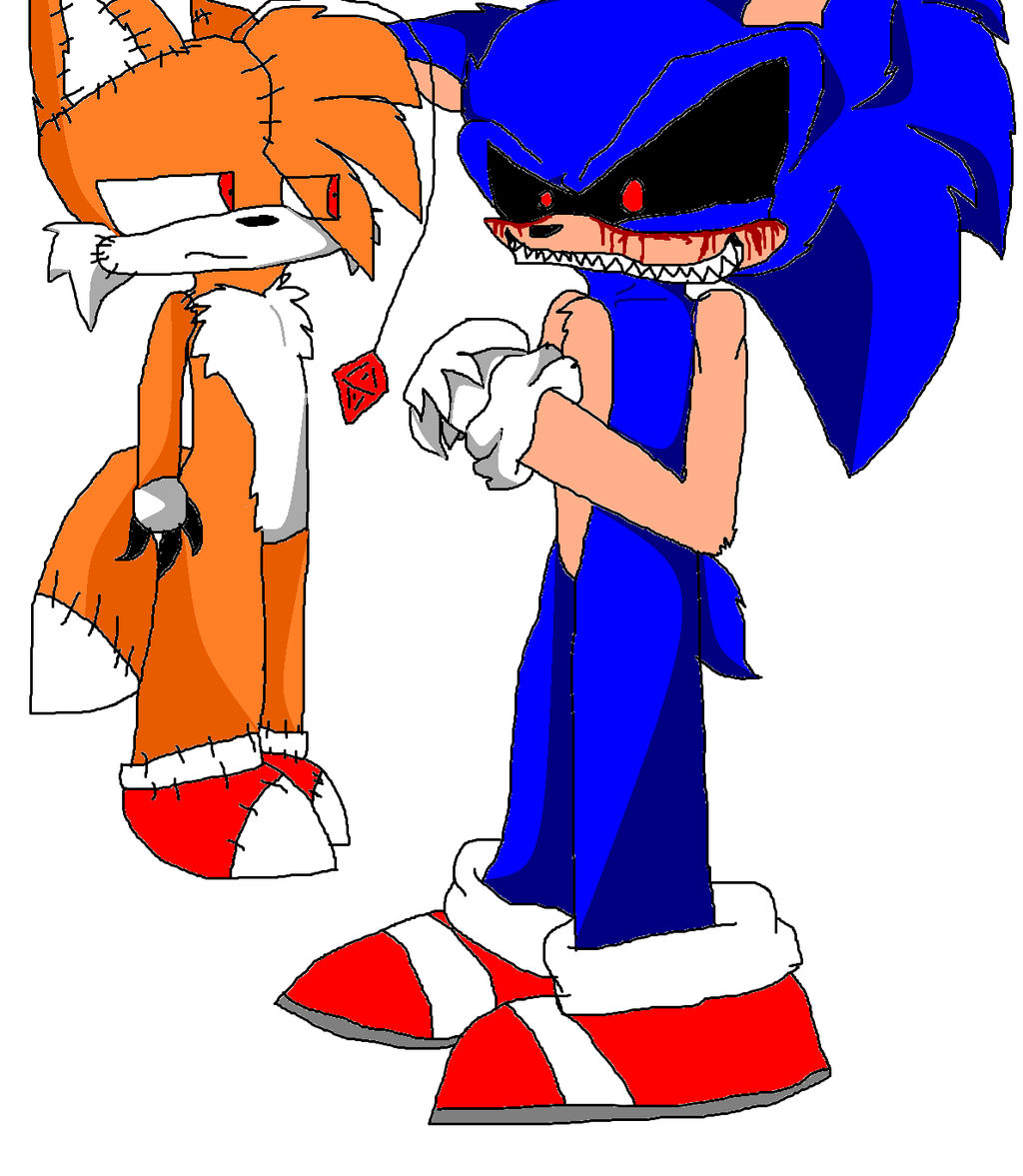Tails.exe 😈🦊  Sonic art, Shadow the hedgehog, Tails doll