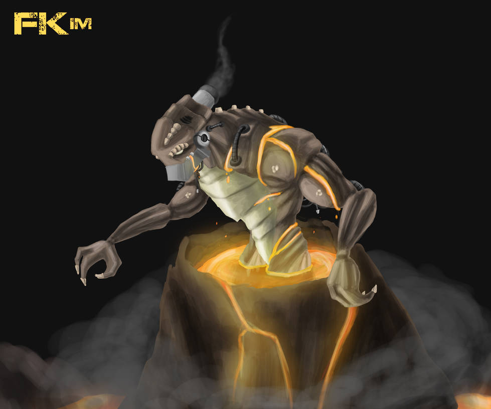 Volcano Monster by fkim90 on DeviantArt