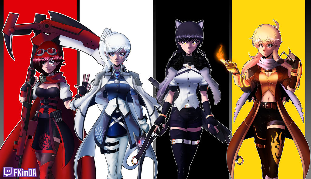 The Legendary TEAM RWBY by fkim90 on DeviantArt