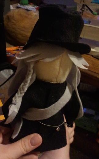 Undertaker Button Eye Doll