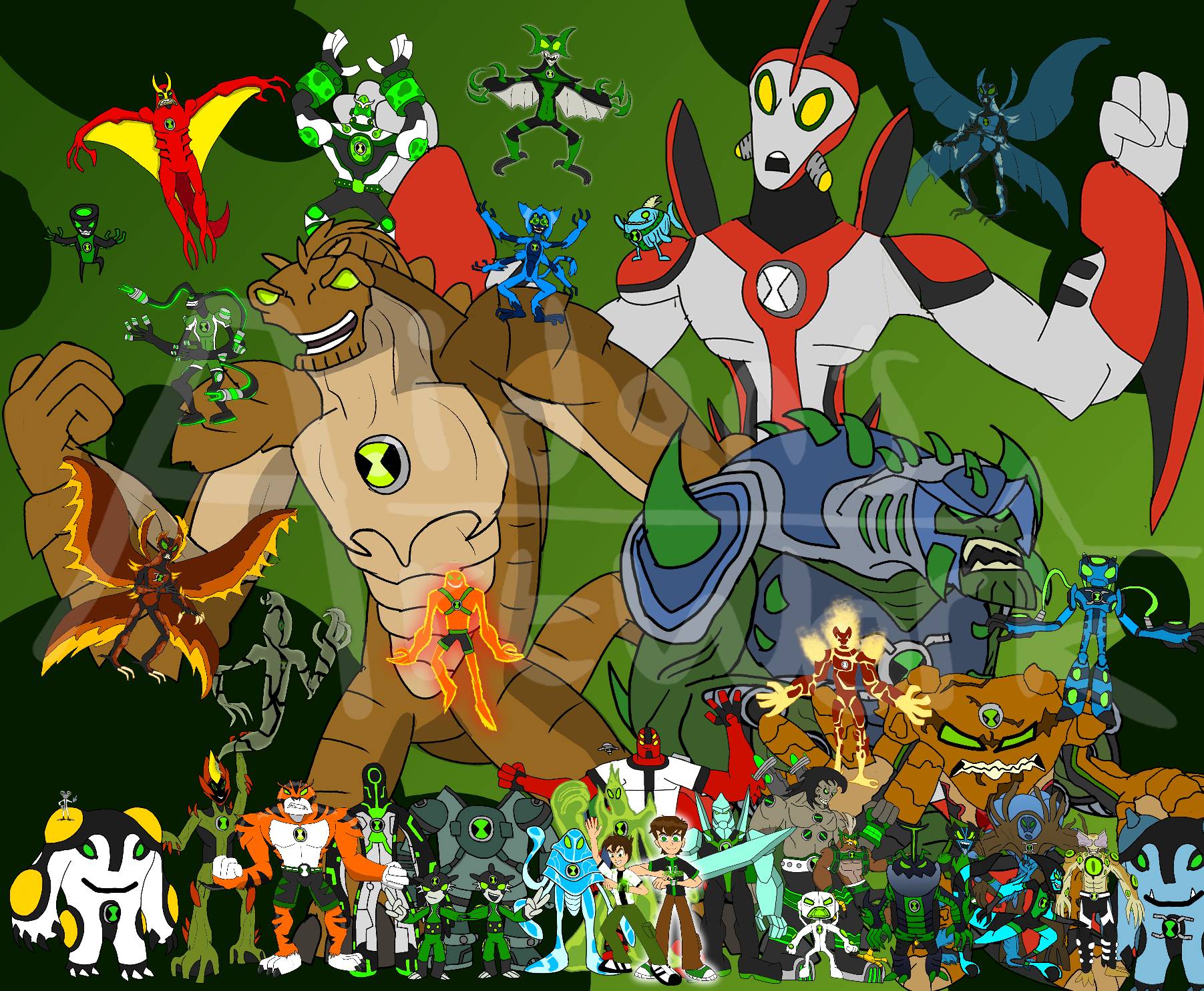 Ben 10 Alien Force Wallpaper by seanscreations1 on DeviantArt