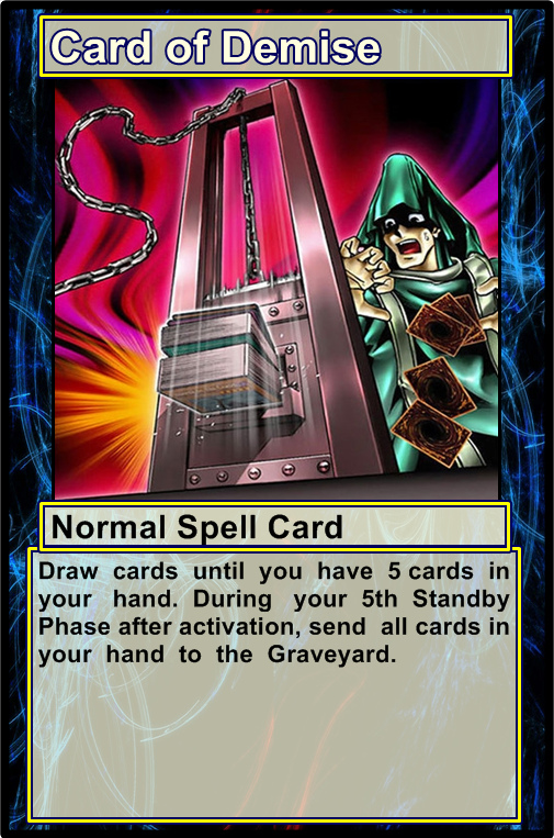 yugioh card of demise anime Card of Demise (Anime) by aj456 on DeviantArt