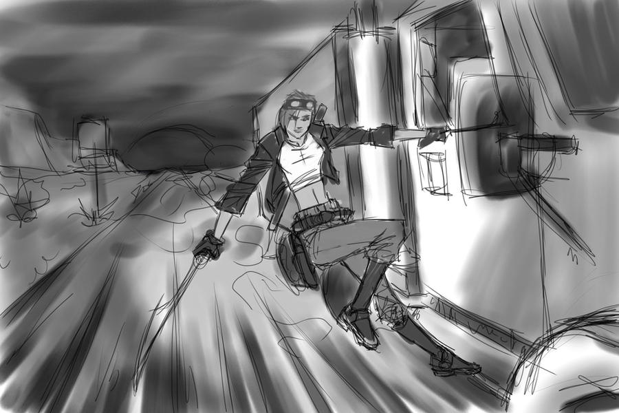 Shadow Running Deviantart WIP - Shadowrunner by revoincubus on DeviantArt
