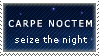 Carpe Noctem Stamp