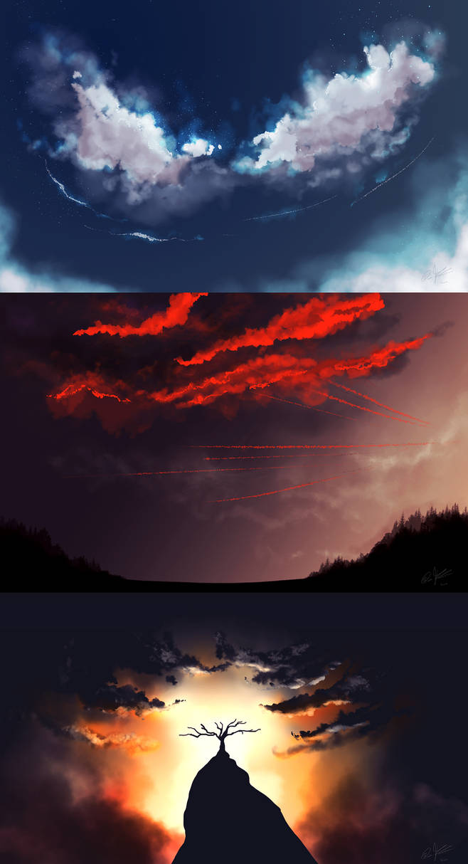 Cloud Study by KovoWolf