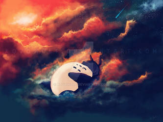 Totoro's Slumber by KovoWolf
