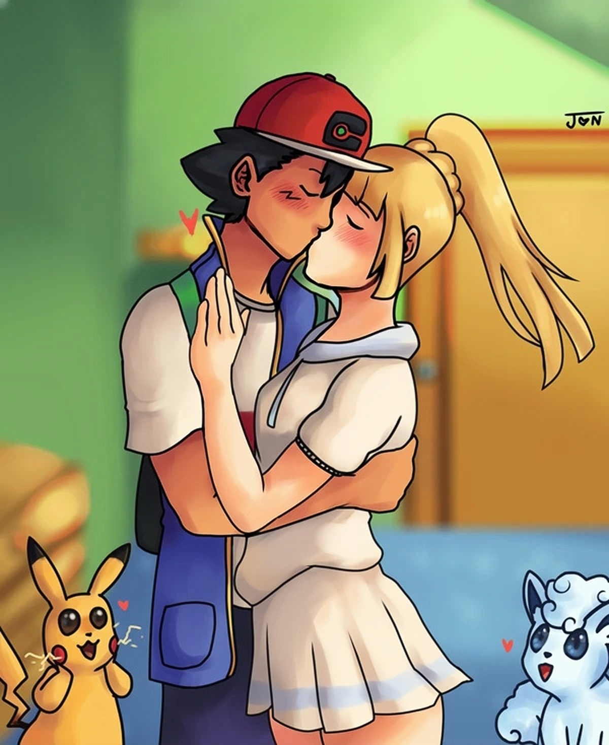 Anime Kissing by SquirtleBubbles on DeviantArt