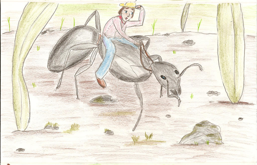 Ant Rider by seaturtlehorsesnake on DeviantArt