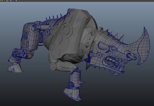 WIP - BloodCrusher Of Khorne - Medium/High poly