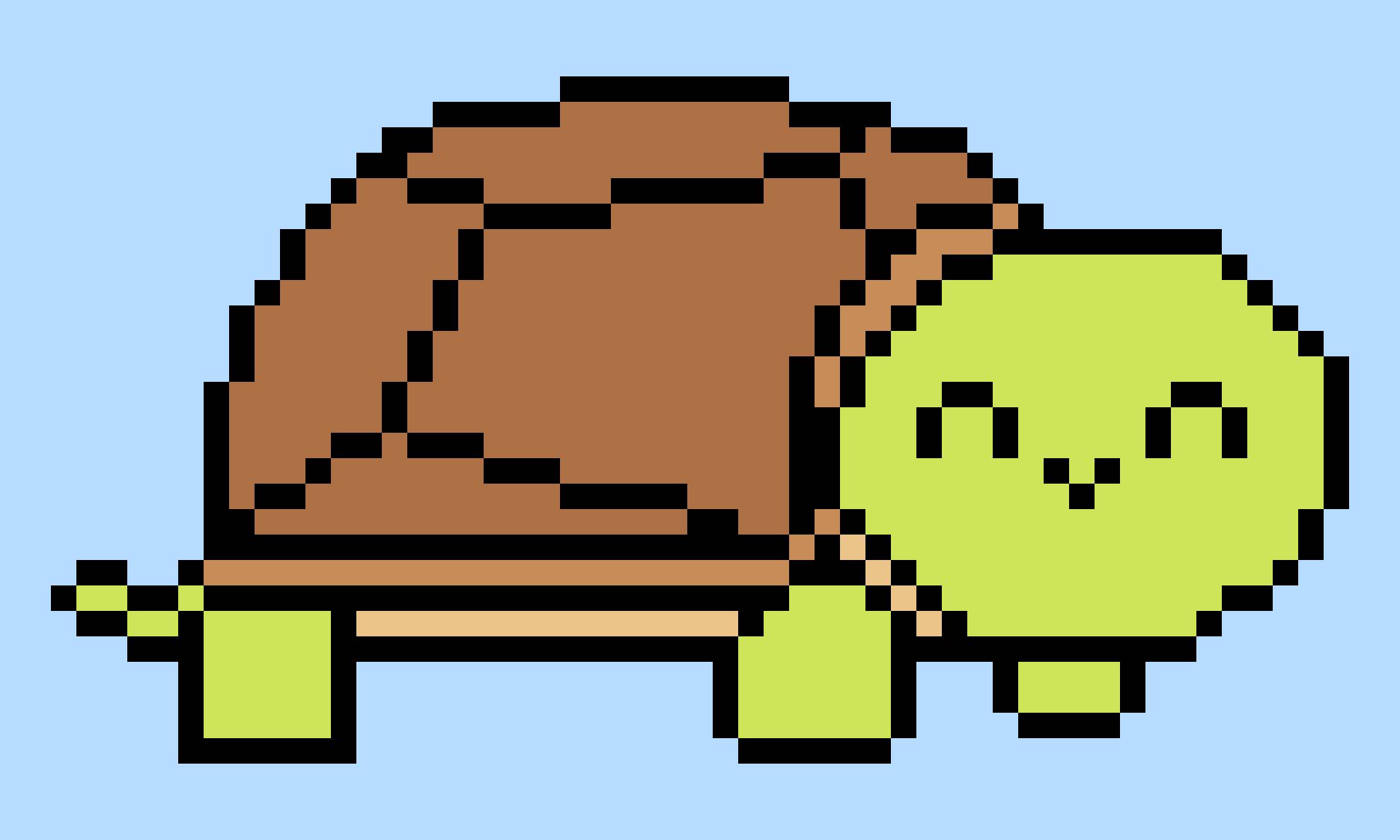 Cute Turtle ~Pixel~ by GigaCerdo on DeviantArt