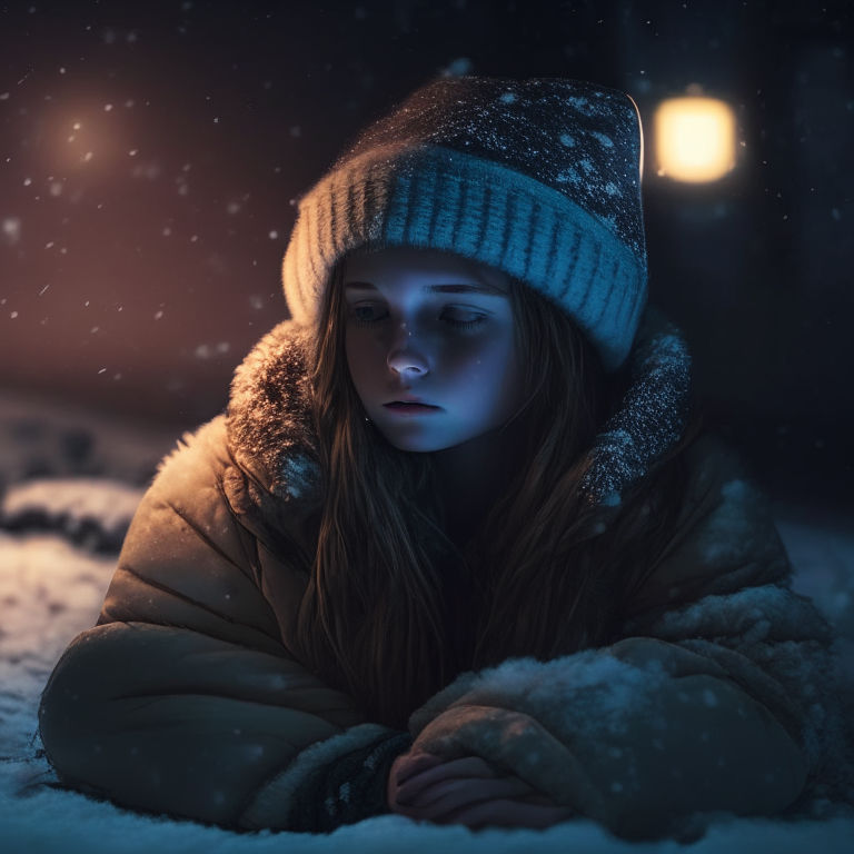 Cold Girl by DreamArtsAi on DeviantArt