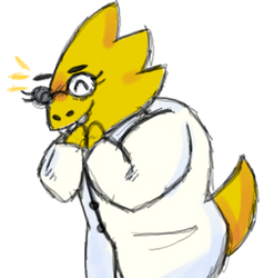 alphys doodle because i love her too