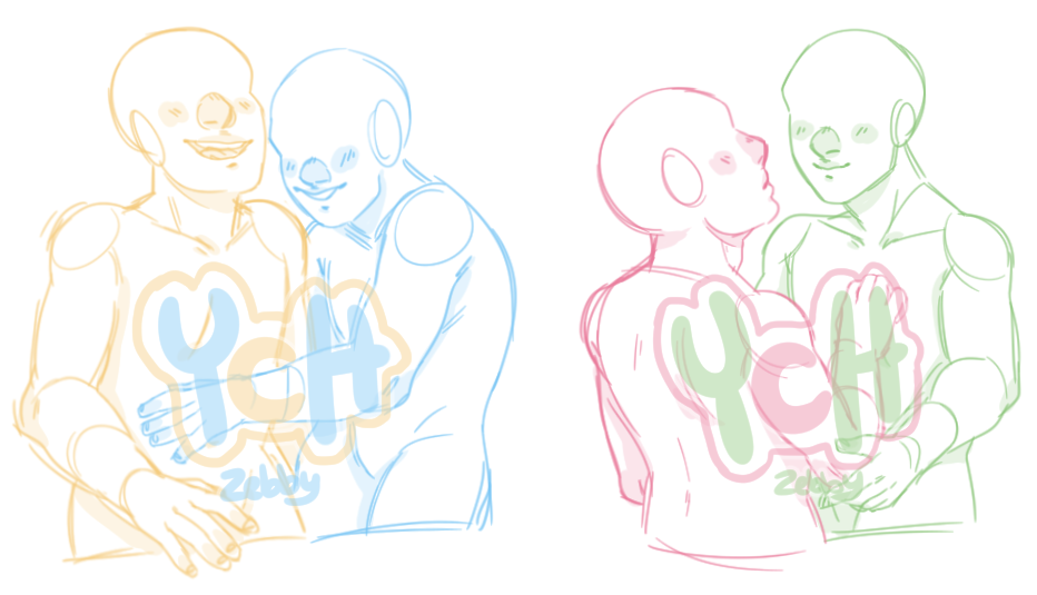 pics Couple Pose Ych ych poses drawing bases couple