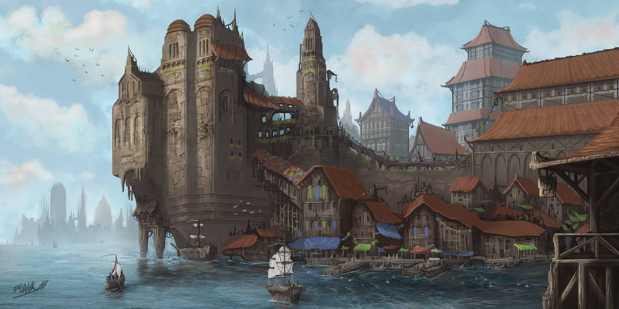 Docks Of Valura by FrankAtt