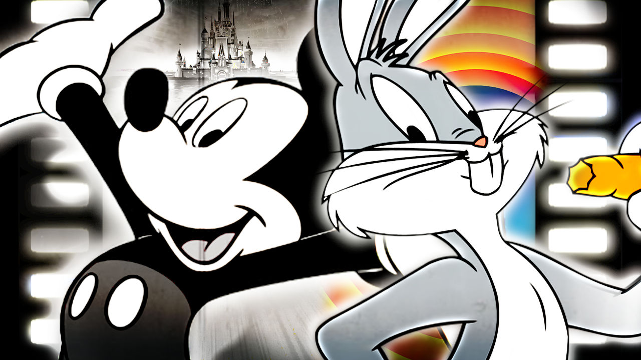 Mickey Mouse vs Bugs Bunny Wallpaper by SPAMMBOY on DeviantArt