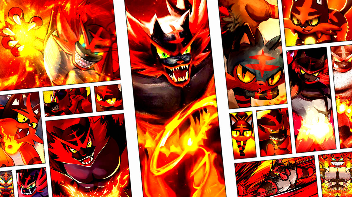 Incineroar Wallpaper by SPAMMBOY on DeviantArt