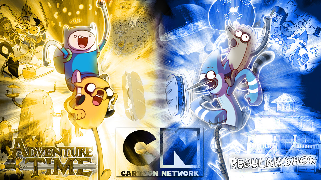 Finn and Jake vs Mordecai and Rigby Wallpaper by SPAMMBOY on DeviantArt