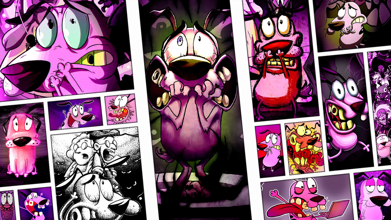 Courage Dog Computer Courage the Cowardly Dog Wallpaper by SPAMMBOY on DeviantArt