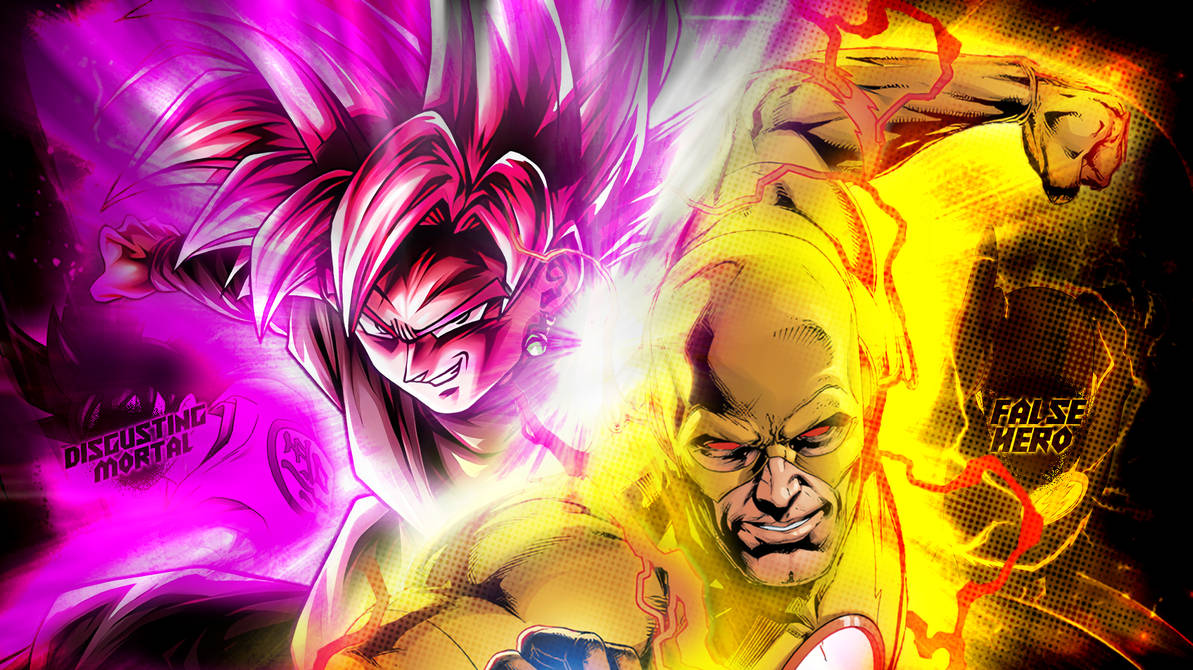 Goku Black vs Reverse Flash Wallpaper by SPAMMBOY on DeviantArt