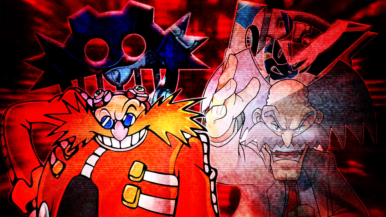 Eggman VS Wily Wallpaper by SPAMMBOY on DeviantArt