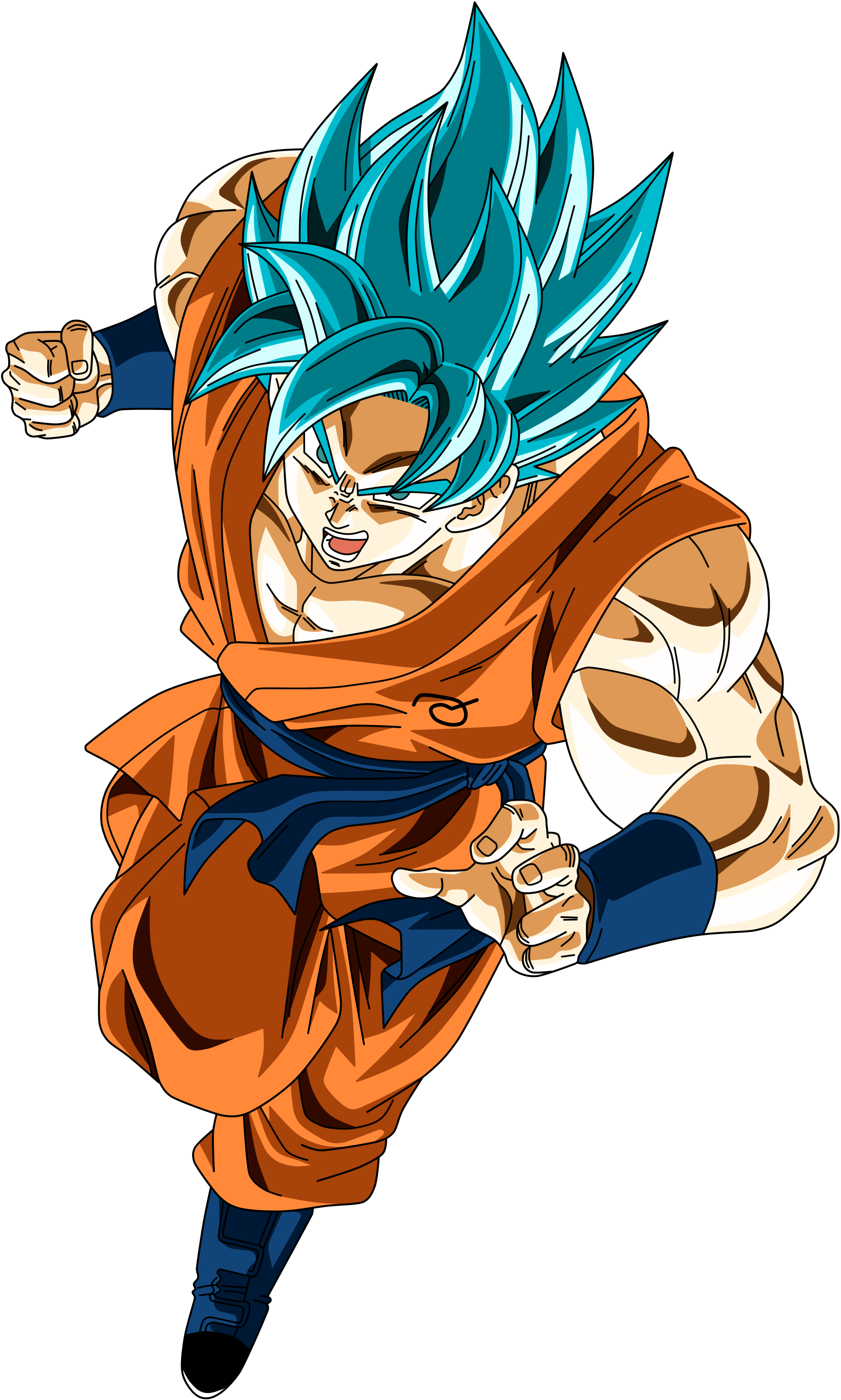 Goku SSJB - colorido - Desenho de soratabaka_ - Gartic