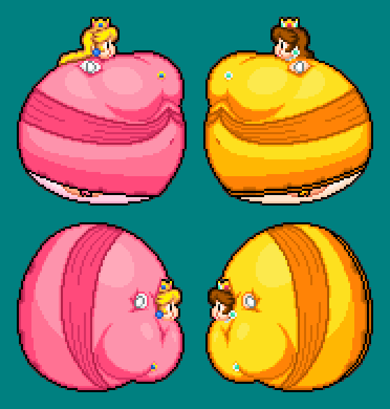 Inflation Fat Princess Peach Daisy Pictures To Pin On.