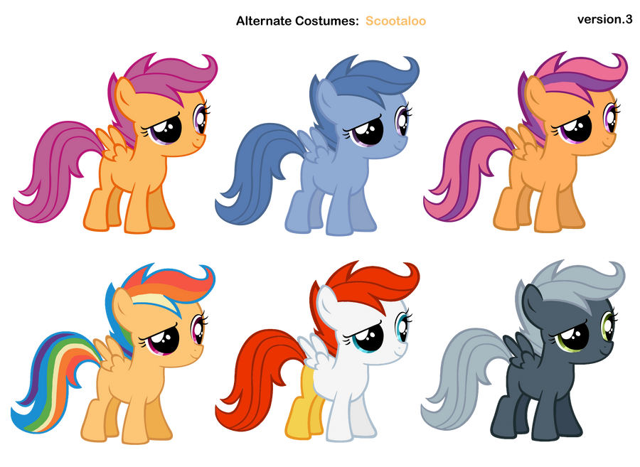 FiM skins: Scootaloo v3