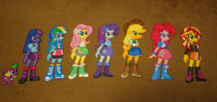 Equestria Girls Perler Collection