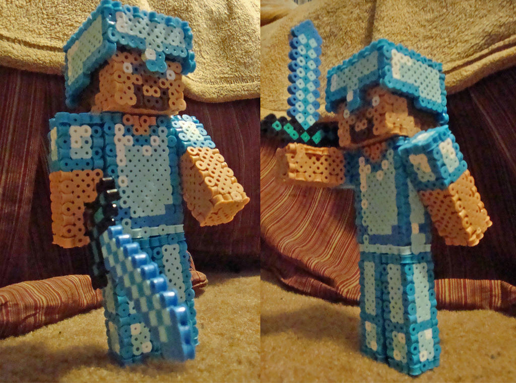 Perler Steve (Diamond version)