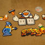 Perler Super Mario World enemy Collection